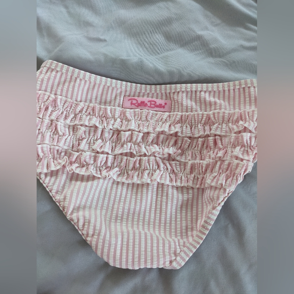 Ruffle Butts Rashguard Bathing Suit - Picture 4 of 6